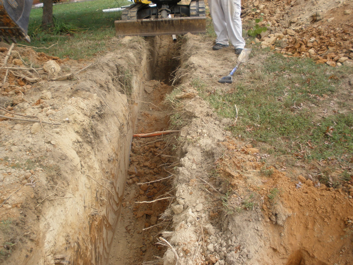 open trench excavation sewer repair near me